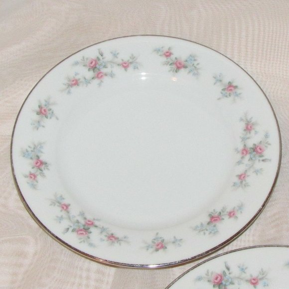 3 Noritake China Lila Bread Plates 6 3/4" Vintage Cottagecore Dishes - Picture 2 of 7